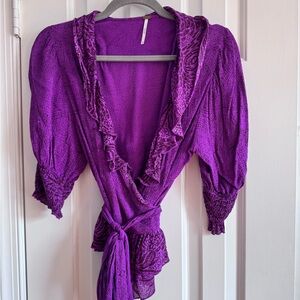Free People wrap top